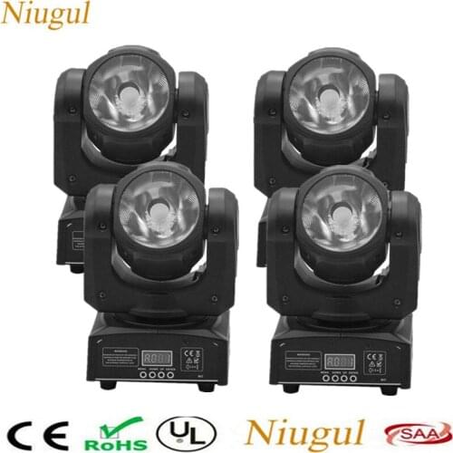 4pcs/lot 60W LED Beam Moving Head Light/Super Bright LED Spot Lighting/DMX512 RGBW 4IN1 Linear Beam Stage Effect Light Spotlight