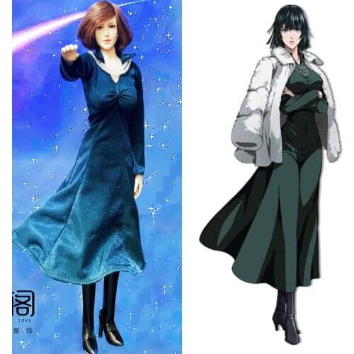 CJG-W028 1/6 Scale Female Dress for 12 inch action figure Dolls TBL UD4.0 JO body Hells Yuki COS suit