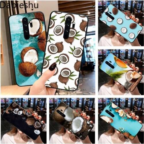 Summer fruit coconut Customer Phone Case for Redmi Note 9 8 8T 8A 7 6 6A Go Pro Max Redmi 9 K20 4X