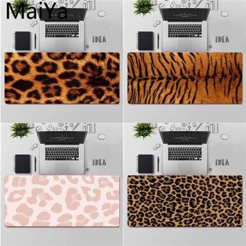 Maiya Fashion Tiger Leopard Print Natural Rubber Gaming mousepad Desk Mat Free Shipping Large Mouse Pad Keyboards Mat