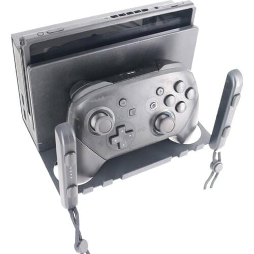 Wall Mount Carrying Decor Switch Dustproof Portable Dock Aluminum Holder for Nintendo Nintend Pro Controller