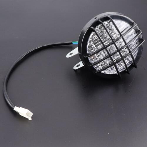 12V Motorcycle Front LED Headlight Lamp For ATV Quad 4 Wheeler Go Kart