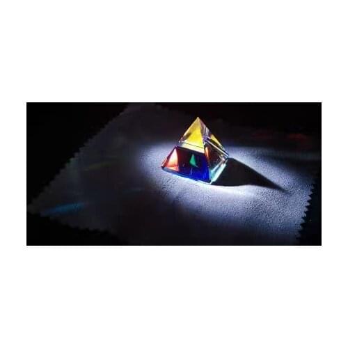 Pyramid Light Gift Optical Glass Prism Cube Creative