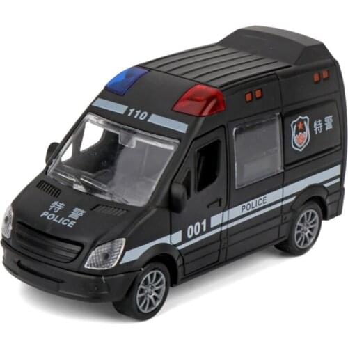 Portable Pull Back Car Toddler Gift Toy Vehicle Cognition Model Toy Fire Fighting for Boys Realistic Inertia Car