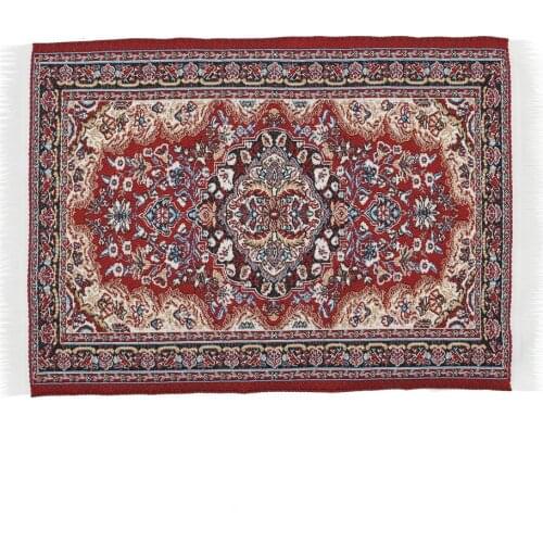 1/12 Scale Woven Rug Floor Carpet Dolls House Furniture Miniatures Decor suitable for 1/12th scale dolls house decoration