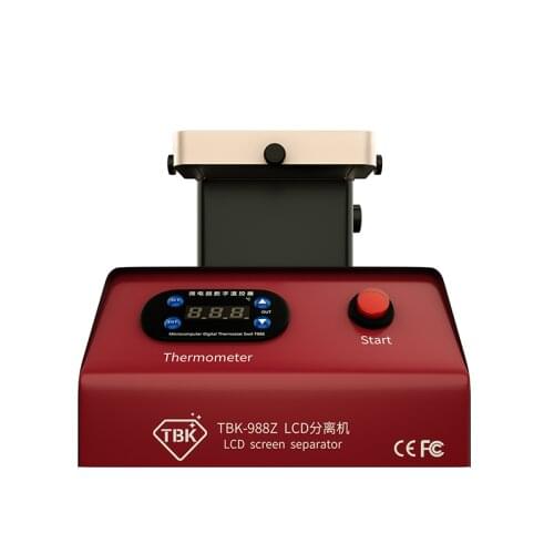 Tbk 988z vacuum heatable separator Machine Repair tools for phones to separate lcd flat or Curved screens and remove oca glue