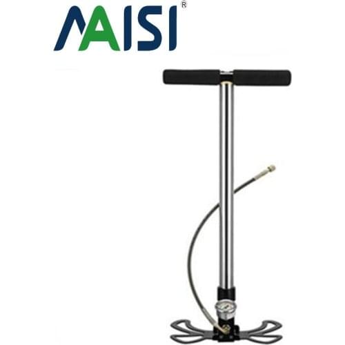 High pressure 300bar 30mpa 4500psi PCP Car mini hand operated air pump hunting pcp pump 3 Stage mini panel air pump