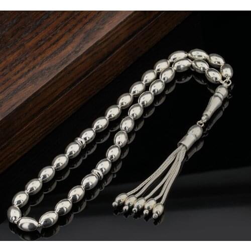 Barley Cut Silver Rosary Model 6