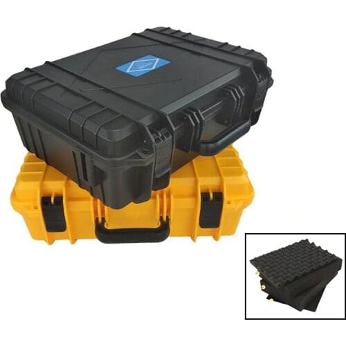 ABS Plastic Protective Safety Toolbox Portable Tool Case Equipment Instrument Tool Box Impact Resistant Suitcase with Sponge