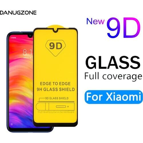 10PCS/Lot 9D Tempered Glass Full Screen Protector For Xiaomi Mi A3 Lite 5X 6 6X Play F1 F2 X2 A2 A1 Tempered Glass Film Cover