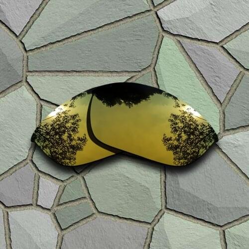Yellow Golden Sunglasses Polarized Replacement Lenses for Oakley Half Jacket 2.0