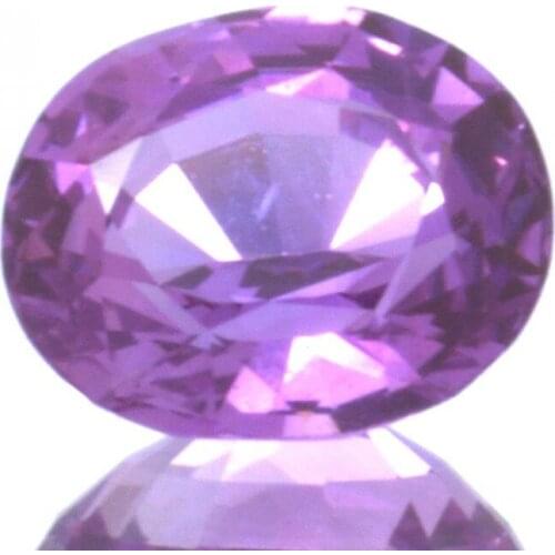 0,79ct.Pink Sapphire Oval Cut