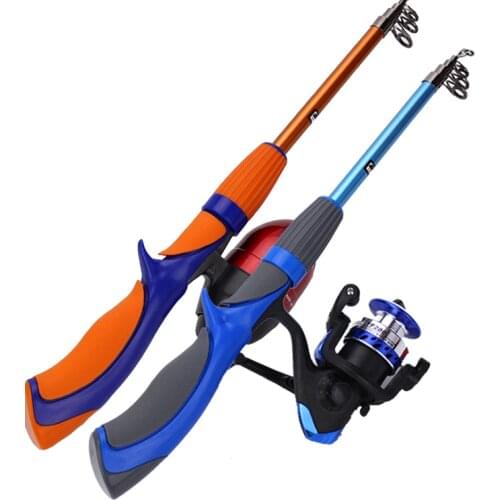 1.2m/1.4m Carbon Fiber Rod Superhard Boat Ice Fly Lure Fishing Rod With High Quality Fishing Reel Fishing Tackle set De Pesca 8