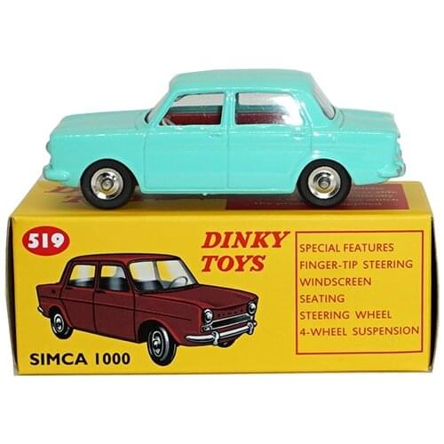 1:43 DeAgostini DIECAST MODEL 519 SIMCA 1000 62 DINKY TOYS COLLECTION