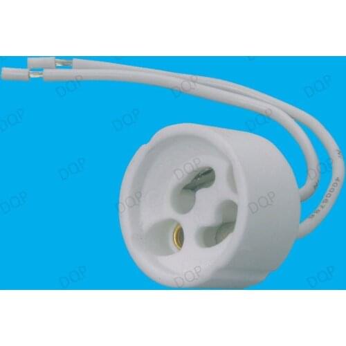 10x GU10 Ceramic Sockets, Halogen, LED Bulb, Lamp Holder Down Light Fitting Base