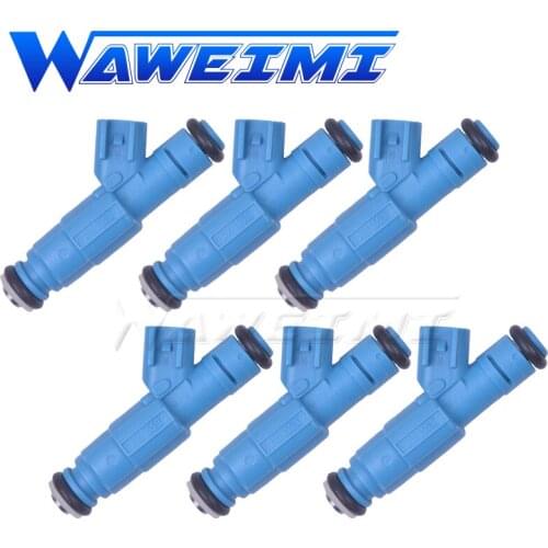 WAWEIMI 6 Pieces OE 0280155972 For Jeep Liberty Dodge Ram 1500 3.7L V6 2002 2003 Fuel Injector Genuine Quality Injection Nozzles