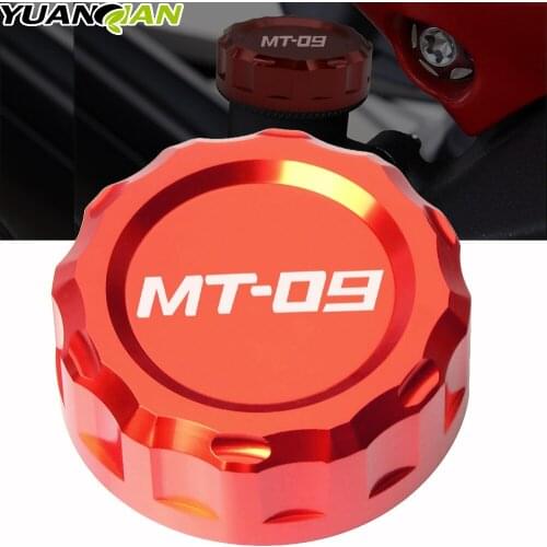For YAMAHA MT-09 MT07 MT09 FZ07 FZ09 2014 2015 2016 2017 Motorcycle Accessories CNC Rear Brake Fluid Reservoir Cover Cap MT-09