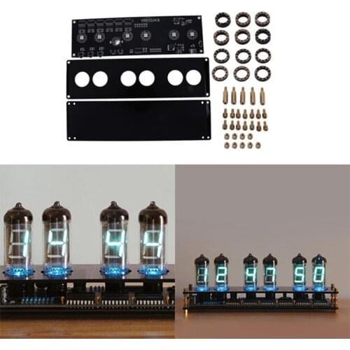 Retro Clock IV11 Fluorescent Tube Clock VFD DIY Kit Boyfriend Gift Analog Luminous Tube Without Tube
