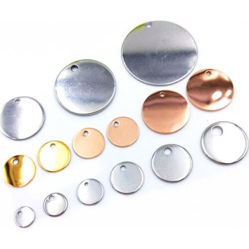 Cheap wholesale hight quality custom brand logo engraved metal stainless steel jewelry tag free design