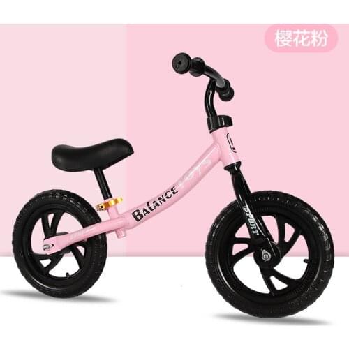 Childrens balance bike without pedals 3-6 years old 12-inch baby childrens sliding bicycle Children Bike