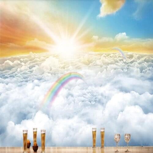 Stroll clouds clouds mood cloud technology background wall wallpaper wallpaper specializing in the production of wallpaper mural