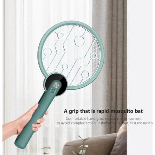 Summer Hot Cordless Battery Power Electric Fly Mosquito Swatter Bug Zapper Racket Insects Killer Home Bug Zappers
