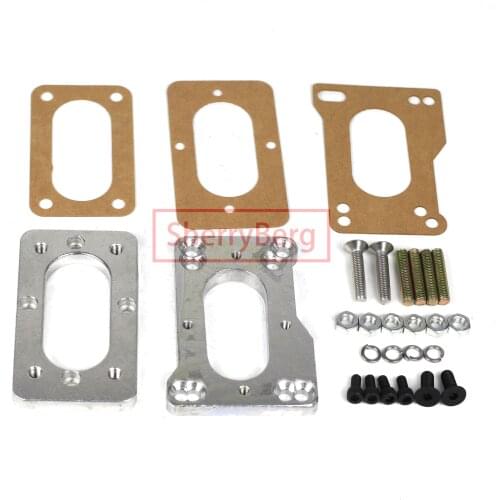 SherryBerg fajs EMPI carburettor carb Carburetor adapter kit for Toyota 22R 20R Weber gaskets hardware 32/36 dgv dgev dgav new