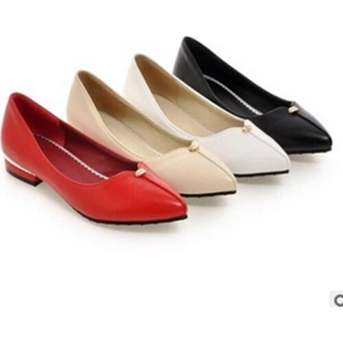 Lady Flower Red Insole Kvoll High Quality Designer Slip- On Plus Size 34-48 Elegant Women OL Pumps Low Cutter White Black Beige