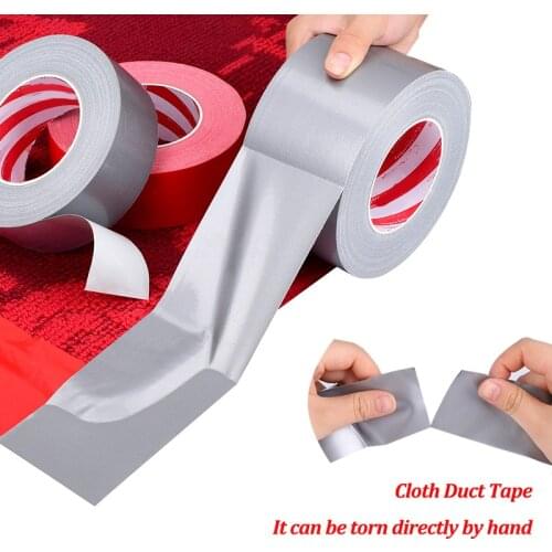 2/4/6cm Super Sticky Duct Repair Tape Waterproof Strong Seal Carpet Tape DIY Home Decoration Adhesive Self Roll Craft Fix Tape