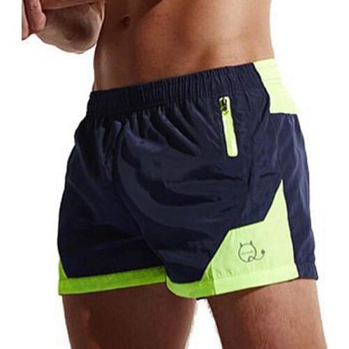 Mens Shorts Swimming Trunks Quick Dry Beach Surfing Swimsuits Breathable Male Water Sportswear Beach Running Swimwear Shorts