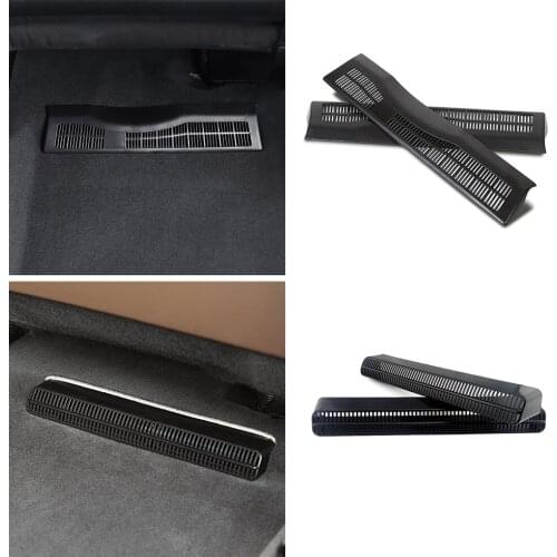 For Audi A7 4G 4K 2010-2021 Under Seat Floor Rear AC Heater Air Conditioner Duct Vent Cover Grill Outlet Cover Trim
