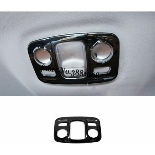 Stainless steel For Peugeot 3008 GT 5008 2017-2021 Car rear reading light lamp frame panel Cover Trim Styling Accessories 1pcs