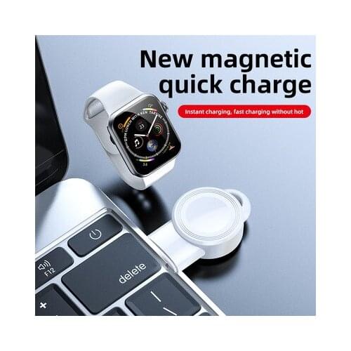 New Smart watch portable USB charger for iwatch1/2/3/4/5 PC computer magnetic wireless charging for Apple Watch Series 5 4 3 2 1