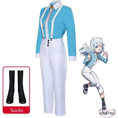 New Arrival Kemono Jihen Akira Cosplay Costume Kids Full Sets Wig Props Carnival Party Dress Up