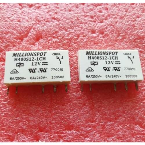 NEW relay H400S12-1CH 12V H400S12-1CH-12V 6A 250V 5PIN