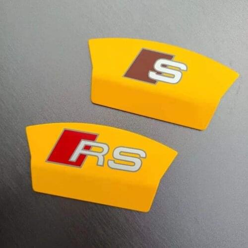Suitable for Audi A4L A5 A6L Q5 A7 modified RS4 RS5 RS6 RS7 rear brake caliper label