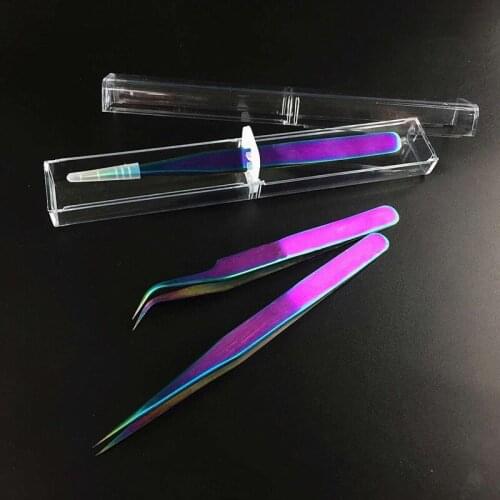 Stainless Steel Industrial Tweezers Anti-static Curved Straight Tip Forceps Phone Repair Hand Tools