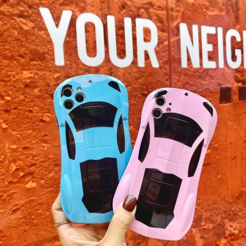 Luxury 3D Race Sports car Cover for iPhone 12 Pro Max X XR XS SE 2020 12 Mini Cute Racing vehicle Model Silicone Cases 11 Pro