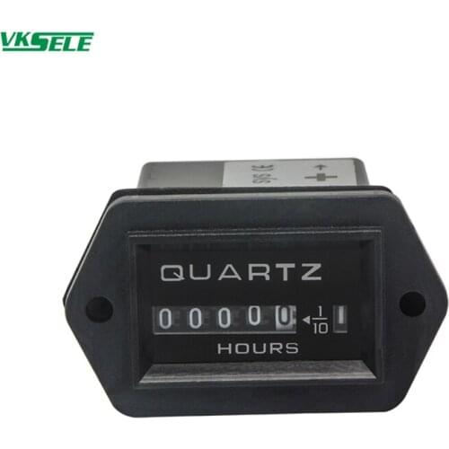 SYS electric counter black AC 220V DC12V to 36V electromagnetic counter