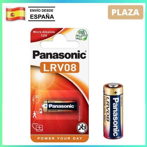 Panasonic Alkaline battery LRV08 12V, Original Micro Alkaline battery for car alarms MN21 A23 V236A 8LR932 K23A KE23A
