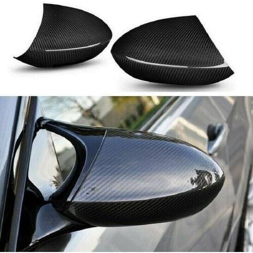 Replacement Carbon Fiber Rear View Mirror Cover Fit For BMW E90 E92 E93 M3 1M E82