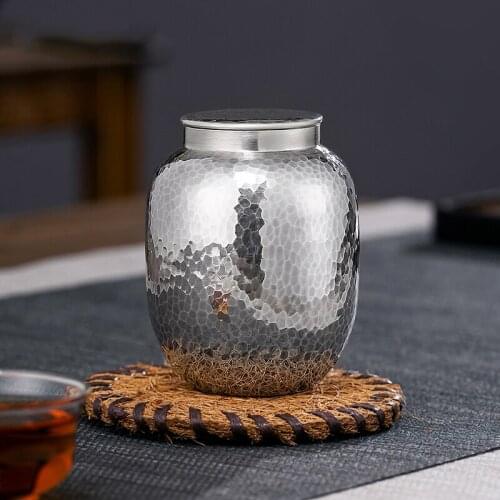 Ag999 Sterling Silver Tableware Spice Container Sugar Pot Seasoning Jar Bowl