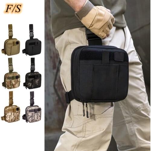 Tactical Drop Leg Bags Camouflage Fanny Thigh Pack Hunting Bag Waist Pack Motorcycle Riding Men First Aid Kits Outdoor