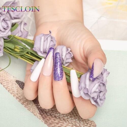 TFSCLOIN UV Gel 52Colors 8ml Gel Nail Polish Soak Off UV LED Gel Varnish Holographics Shining Nail Art UV Gel Nail Polish Set