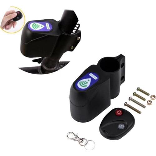 Bike Locks Remote Control Cycling Bicycle Alarm Lock Wireless Vibration Security System Anti-theft Padlock Bike Accessories