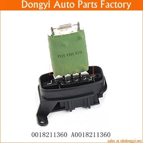 Heater Blower Motor Resistor OE NO. 0018211360 A0018211360