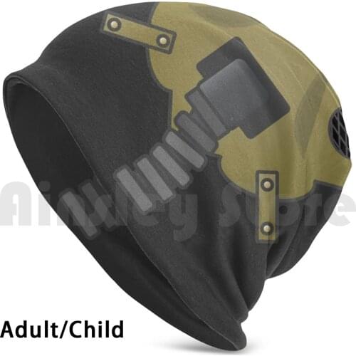 The Fighter Pilot Beanies Knit Hat Hip Hop Fight Pilot Gas Steam Punk Dystopian Pilot Jet Fighter Respirator