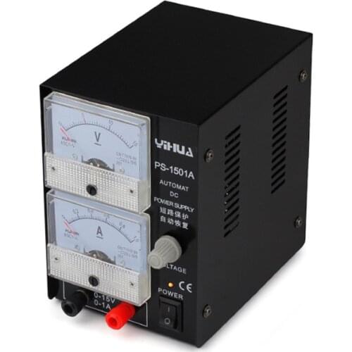 YIHUA 1501A Communication maintenance power supply 15V 1A mobile phone maintenance power supply DC stabilized power supply 220V