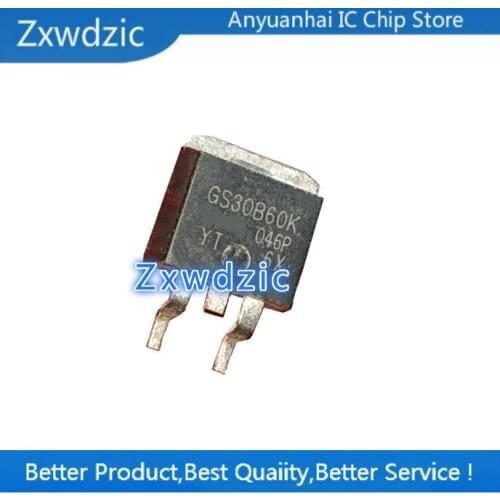 Zxwdzic 10pcs new imported original IRGS30B60KPBF IRGS30B60K GS30B60K TO-263 field effect transistor 600V 50A