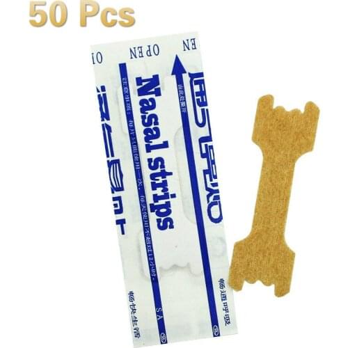 100/50Pcs Breathe Right Better Nasal Strips Anti Snoring Strips Sleep & Snoring Nasal Strips Easier Better Breathe Improve Sleep